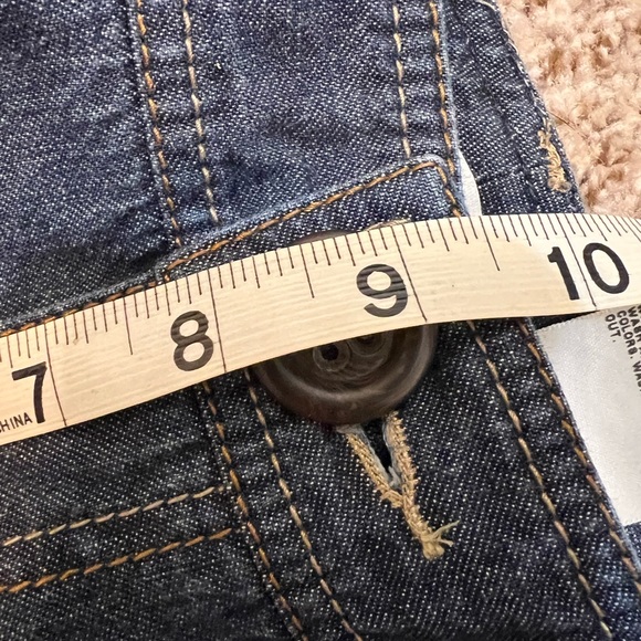 Dockers Wide Leg Medium Wash Mid Rise Denim Blue Jeans Women's Size 8S - Picture 10 of 11